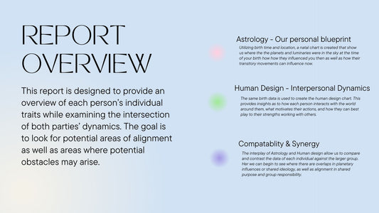 Virtual Astrology / Human Design Reading